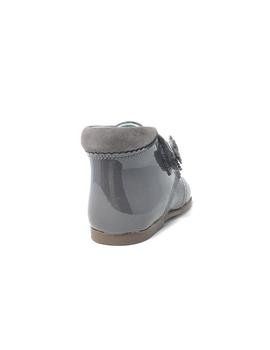 BOTIN VELCRO CHAROL GRIS