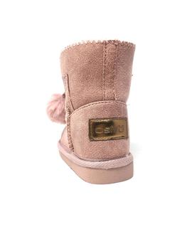 BOTA  PELO AUSTRALIANO ROSA POMPON