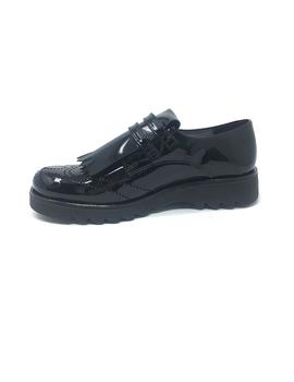 BLUCHER CHAROL NEGRO 2 HEBILLAS