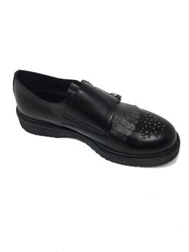 BLUCHER NAPA NEGRO 2 EBILLAS