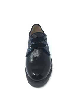 BLUCHER CHAROL NEGRO CON GLITER