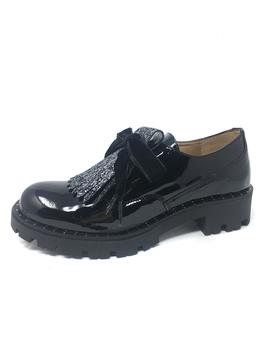 BLUCHER CHAROL NEGRO SOLAPA GLITER