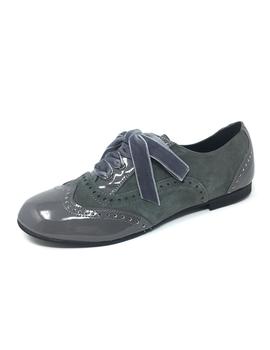 BLUCHER CHAROL CENIZA CON ANTE GRIS