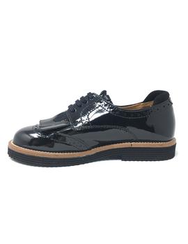 BLUCHER CHAROL NEGRO CON SOLAPA