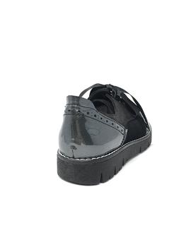 BLUCHER GRIS COMBINADO CHAROL Y ANTE