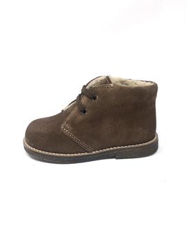 BOTIN SERRAJE TAUPE CORDON