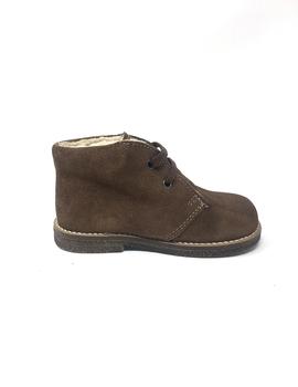 BOTIN SERRAJE TAUPE CORDON