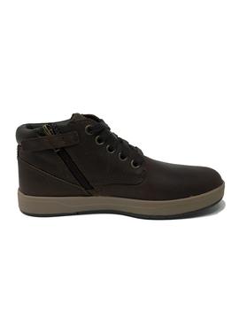 BOTIN MARRON CORDON /CREMALLERA