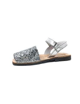 MENORQUINA GLITTER PLATA