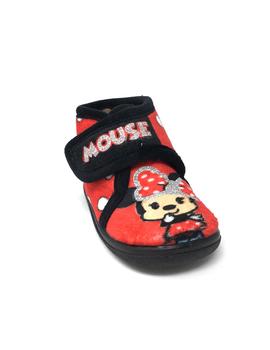 ZAPATILLA DE CASA MOUSE CON VELCRO