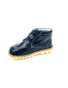 BOTIN CHAROL AZUL VELCRO