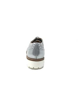 BLUCHER COMBINADO PLATA