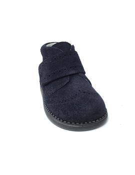 BOTIN VELCRO SERRAJE MARINO