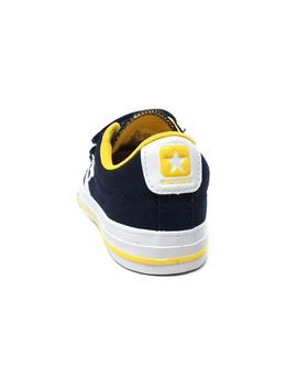 CONVERSE VELCRO AZUL-AMARILLO