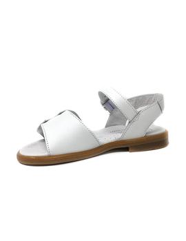 SANDALIA NAPA BLANCA CON GLITTER