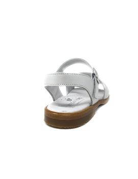 SANDALIA NAPA BLANCA CON GLITTER