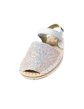 MENORQUINA GLITTER BLANCA