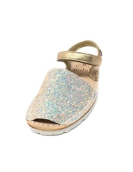 MENORQUINA GLITTER TIRA DORADO