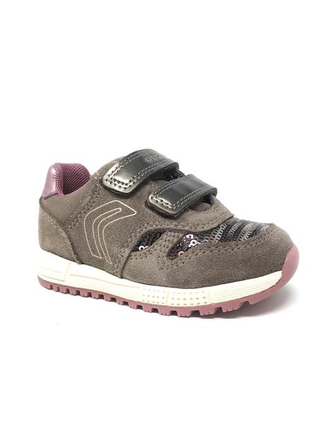 Geología Meloso atleta DEPORTIVO GEOX VELCRO SMOKE GREY ROSE