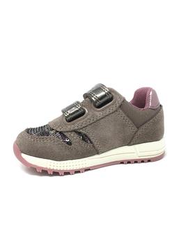 DEPORTIVO GEOX VELCRO SMOKE GREY ROSE