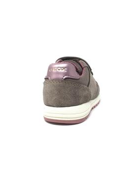 DEPORTIVO GEOX VELCRO SMOKE GREY ROSE