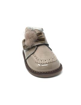 BOTIN CHAROL TAUPE VELCRO