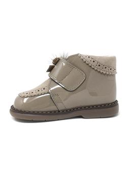 BOTIN CHAROL TAUPE VELCRO