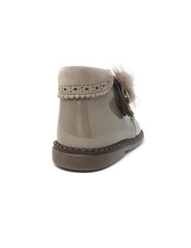 BOTIN CHAROL TAUPE VELCRO