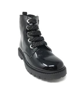 BOTIN CHAROL ARRUGADO NEGRO