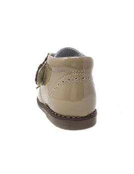 BOTIN CHAROL TAUPE DE VELCRO