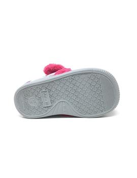 ZAPATILLA DE CASA CONEJITA ROSA Y GRIS