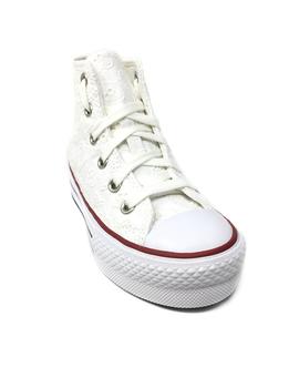 CONVERSE ALTA BLANCA BORDADA