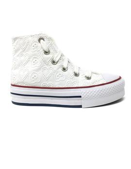 CONVERSE ALTA BLANCA BORDADA