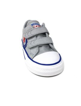 CONVERSE GRIS VELCRO