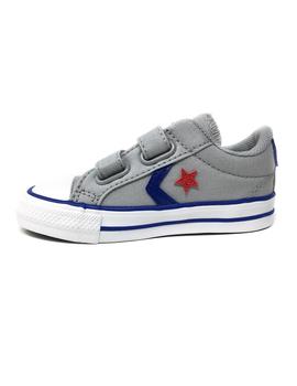 CONVERSE GRIS VELCRO