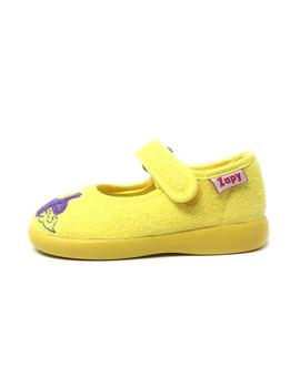 ZAPATILLA DE CASA RIZO AMARILLO