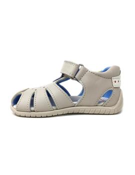 SANDALIA PIEL BEIG